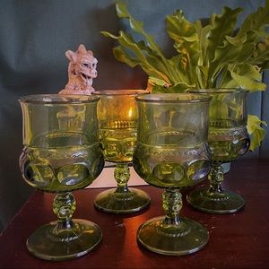 Vintage Glass Goblets